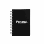 Agenda 2025 cromato personalizada com logo. Brinde elegante e funcional para campanhas corporativas e kits promocionais.