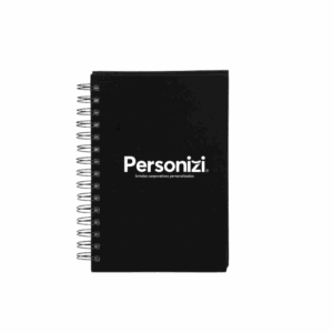 Agenda 2025 cromato personalizada com logo. Brinde elegante e funcional para campanhas corporativas e kits promocionais.