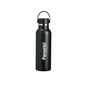 Garrafa térmica inox 550ml com personalização. Kit com 10 unidades ideal para brindes corporativos em eventos e ações promocionais.