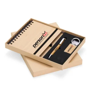 Kit Executivo Ecológico 3 Peças Personalizado - Cor Unica