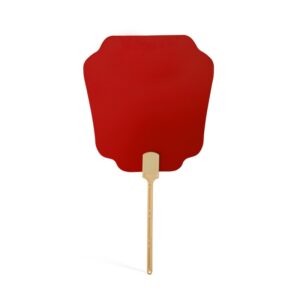 Leque Papel Personalizado - Amarelo