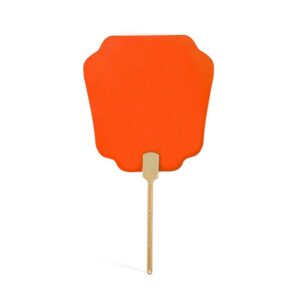 Leque Papel Personalizado - Laranja