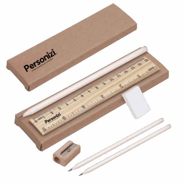 Kit escritório personalizado com itens úteis para o dia a dia corporativo. Ideal como brindes personalizados para empresas e eventos.