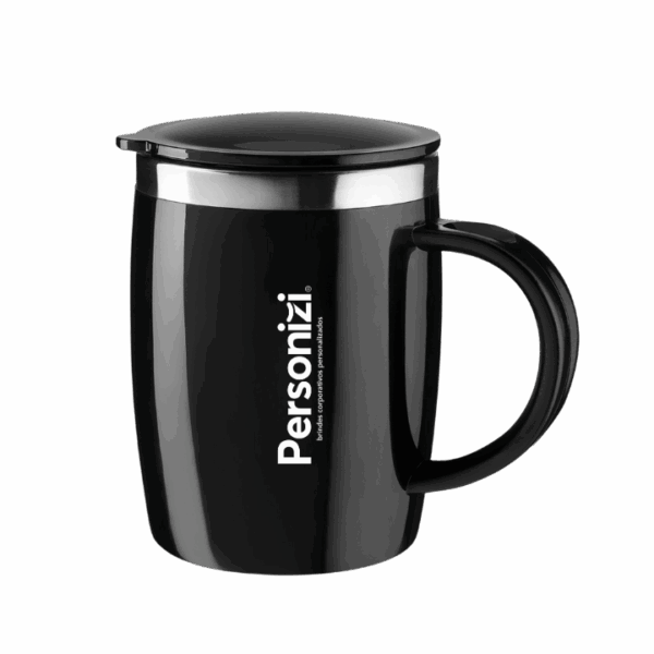 Caneca plástica 400ml personalizada. Brinde leve e prático para eventos, campanhas promocionais e ações corporativas.