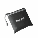 Sacola esportiva dobrável personalizada com logo. Brinde prático e compacto para eventos, campanhas promocionais e ações corporativas.