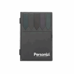 Bloco de anotações plástico com autoadesivos personalizados. Brinde corporativo útil para eventos, treinamentos e ações promocionais.