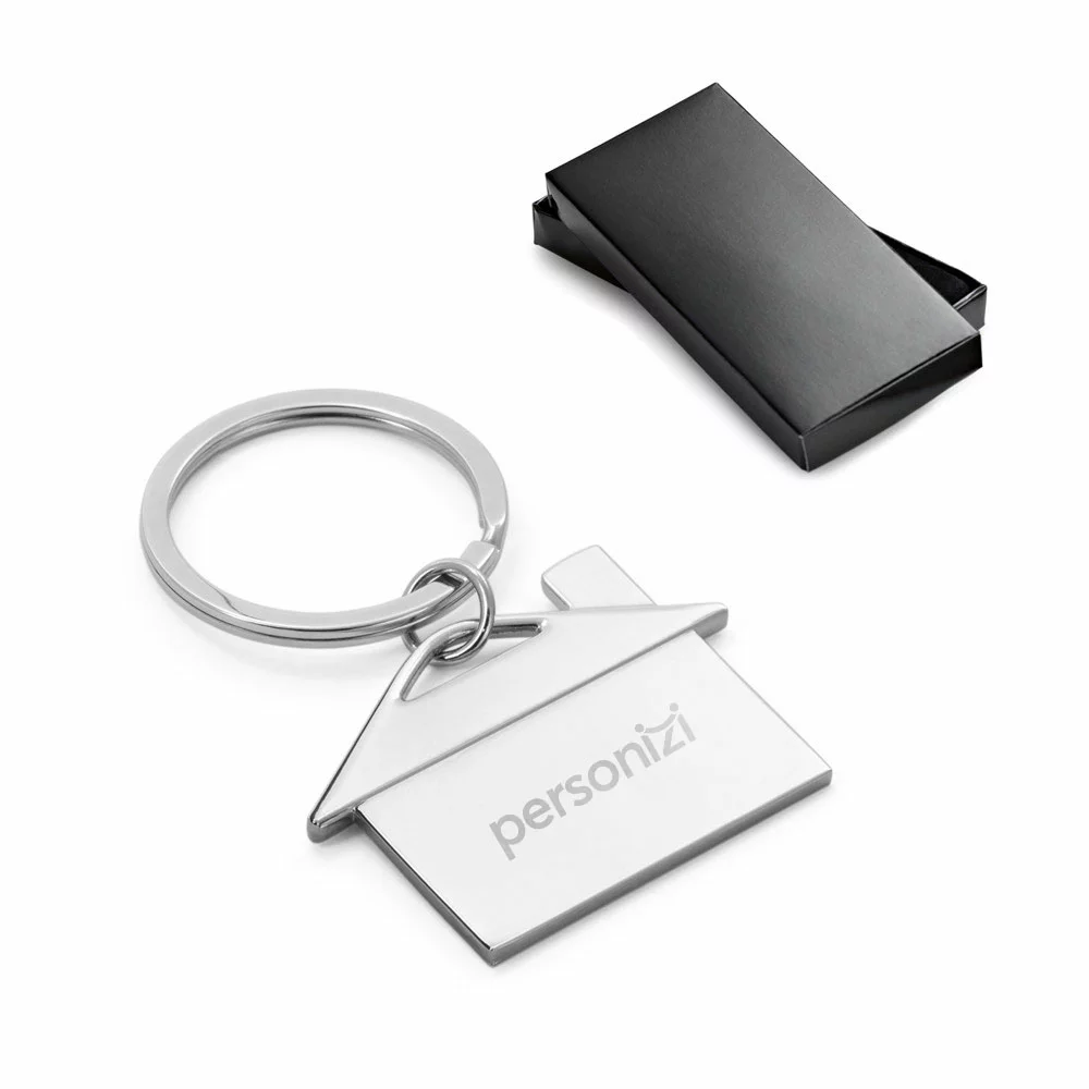 Chaveiro Metal Casinha Personalizado