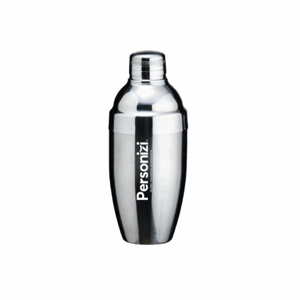 Coqueteleira inox 600ml personalizada, ideal como brindes personalizados elegantes e funcionais para eventos, ações promocionais e brindes corporativos.