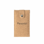 Conjunto de manicure em cortiça personalizado, ideal como brindes personalizados elegantes e sustentáveis para ações corporativas e promocionais.