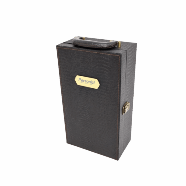 Kit vinho 4 peças para uma garrafa personalizado, ideal como brindes personalizados sofisticados para eventos, ações corporativas e datas especiais.
