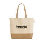 Sacola personalizada em 70% algodão. Brinde sustentável e prático para eventos corporativos, ações promocionais e kits institucionais.