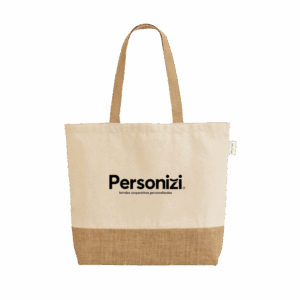 Sacola personalizada em 70% algodão. Brinde sustentável e prático para eventos corporativos, ações promocionais e kits institucionais.