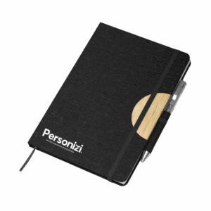 O Caderno com Suporte para Caneta Personalizado é um brinde corporativo funcional, elegante e ideal para ações promocionais e kits institucionais.