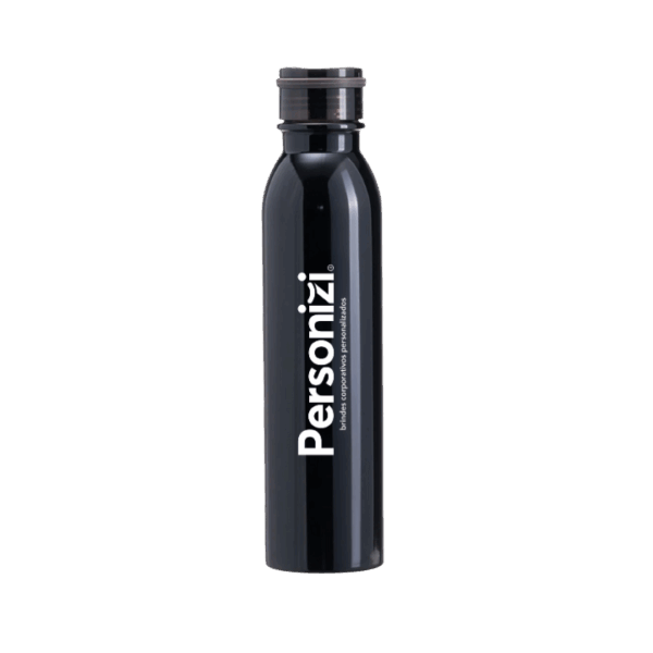 Garrafa térmica inox 800ml com alça e personalização. Brinde corporativo funcional e moderno para eventos, campanhas e ações promocionais.