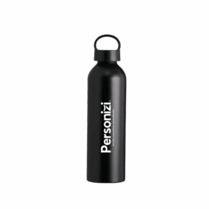 Garrafa de alumínio 630ml personalizada com logo. Brinde durável, ecológico e ideal para ações promocionais e eventos corporativos.