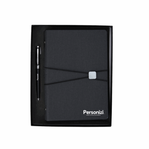 Kit executivo 2 peças Mood.2 personalizado com sua marca. Brinde corporativo prático e elegante para eventos, ações promocionais e clientes especiais.
