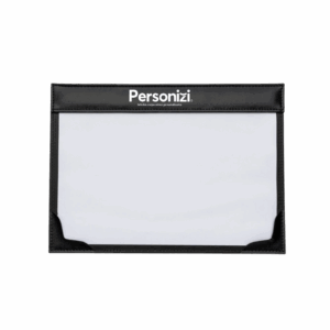 Risque rabisque personalizado em couro sintético – brindes corporativos elegantes e úteis para mesas de trabalho e eventos empresariais.