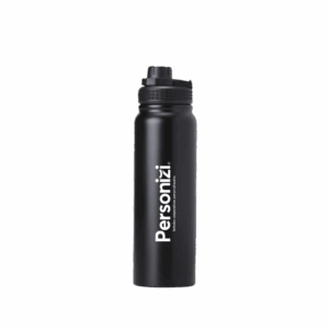 Garrafa térmica 850ml personalizada com logo. Brinde funcional, elegante e ideal para ações promocionais e uso corporativo.