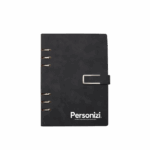 O Caderno Fichário PU Personalizado é um brinde corporativo elegante e versátil, ideal para eventos, kits institucionais e ações promocionais.