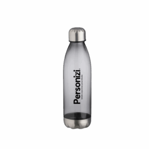 Garrafa plástica 700ml personalizada com logo. Brinde leve, prático e funcional para eventos, ações promocionais e campanhas de bem-estar.