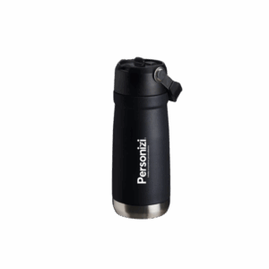 Garrafa térmica parede dupla 550ml personalizada. Brinde corporativo elegante, durável e ideal para ações promocionais e eventos empresariais.