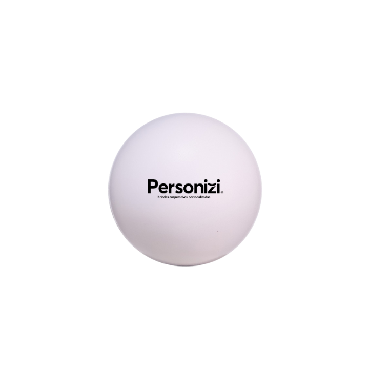Bolinha antiestresse personalizada com sua logo. Brindes corporativos criativos para eventos, campanhas e ações promocionais.