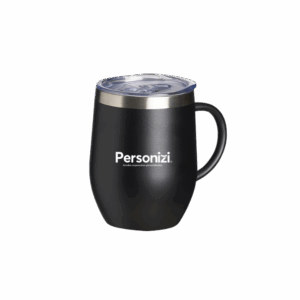 Caneca térmica inox 350ml com personalização. Brindes personalizados ideais para eventos, ações promocionais e campanhas corporativas.