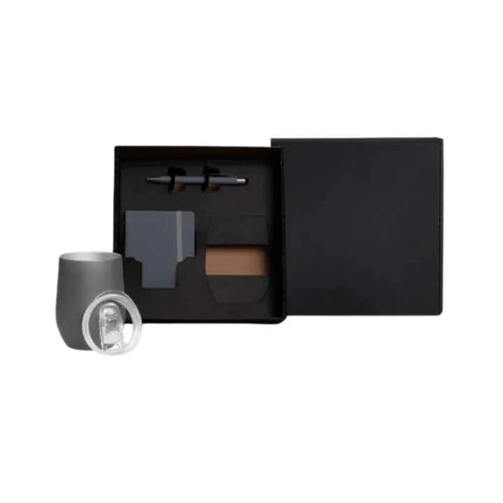 Kit Copo Térmico E Acessórios 3 Peças Personalizado