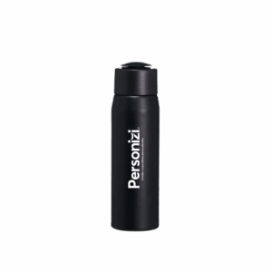 Garrafa de alumínio 600ml personalizada com logo. Brinde prático, resistente e ideal para ações promocionais e eventos corporativos.