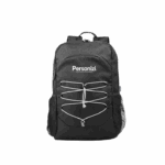 Mochila para notebook 15.6" em poliéster reciclado. Brindes personalizados sustentáveis, resistentes e ideais para empresas e eventos