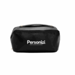 Nécessaire em couro PU com personalização exclusiva para brindes personalizados elegantes e funcionais em eventos e campanhas corporativas.