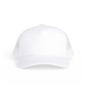 Boné Poliéster Aba Curva Sem Divisão com Tela Personalizado Branco | Personalizado com Logo | Personizi