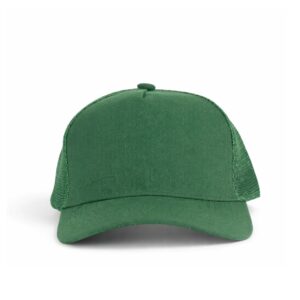 Boné Poliéster Aba Curva Sem Divisão com Tela Personalizado Verde | Personalizado com Logo | Personizi