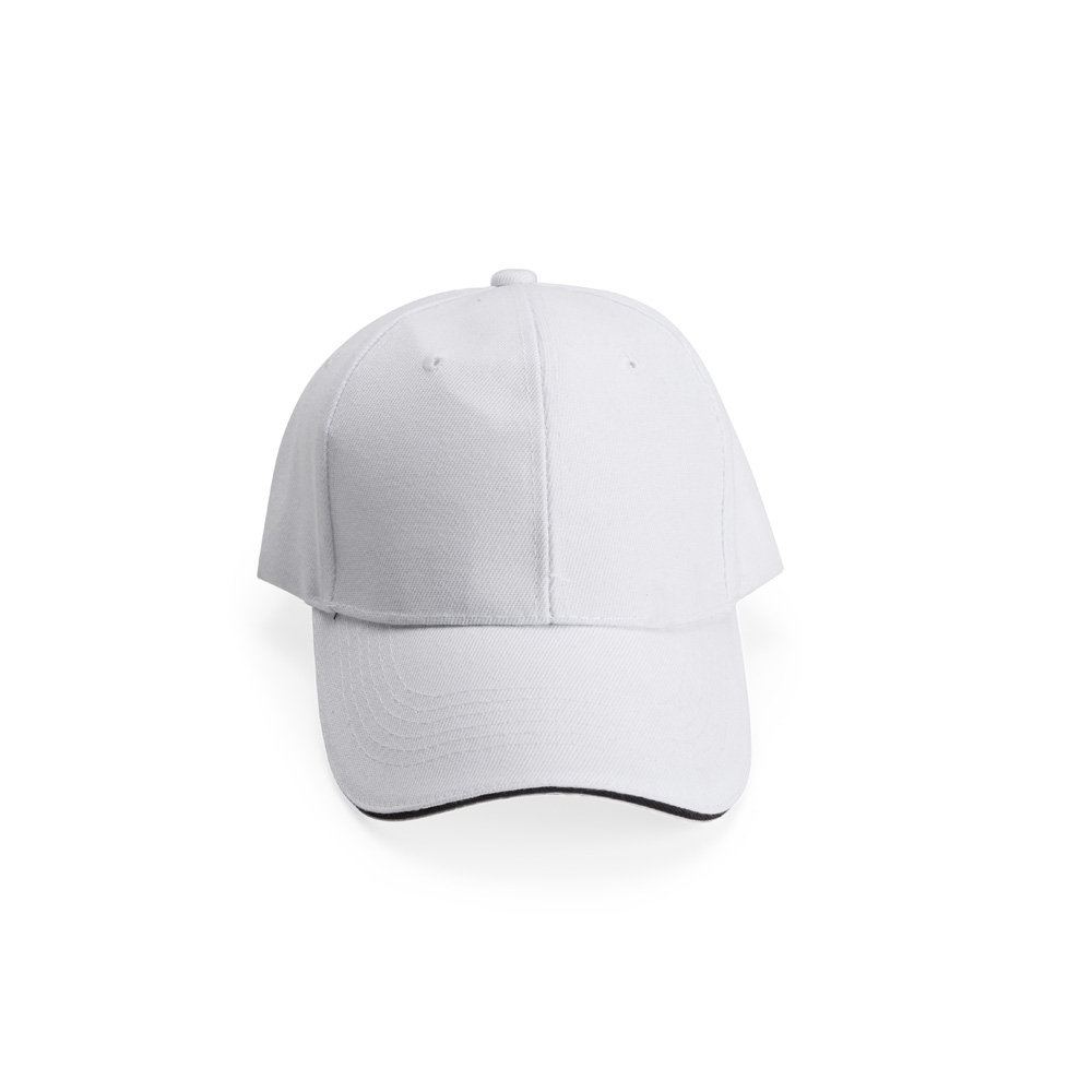 Boné Poliéster Aba Curva Personalizado Branco | Personalizado com Logo | Personizi
