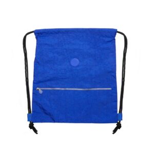 Mochila Saco Nylon Impermeável Personalizada Azul | Personalizado com Logo | Personizi