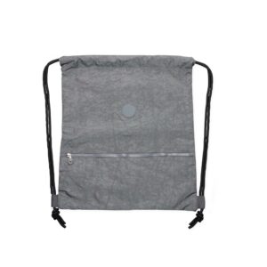 Mochila Saco Nylon Impermeável Personalizada Cinza | Personalizado com Logo | Personizi