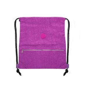 Mochila Saco Nylon Impermeável Personalizada Roxo | Personalizado com Logo | Personizi