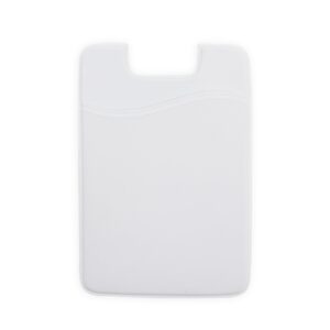 Adesivo Porta Cartão Emborrachado para Celular Personalizado Vermelho | Personalizado com Logo | Personizi