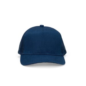 Boné Poliéster Aba Curva Sem Divisão com Tela Personalizado Azul Marinho | Personalizado com Logo | Personizi