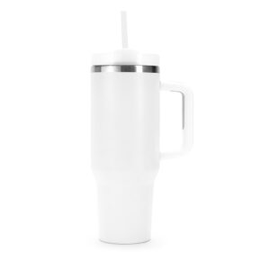 Caneca Térmica Personalizada Branco | Personalizado com Logo | Personizi
