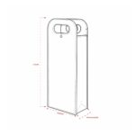 Porta Vinho Duplo Couro Sintetico 27470d6 | Personizi