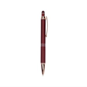 Caneta Metal Touch Mood.10 Personalizada Vinho | Personalizado com Logo | Personizi