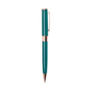 Caneta Metal 14x2cm Personalizada Verde | Personalizado com Logo | Personizi