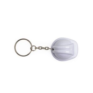 Chaveiro Capacete EPI Personalizado Branco | Personalizado com Logo | Personizi