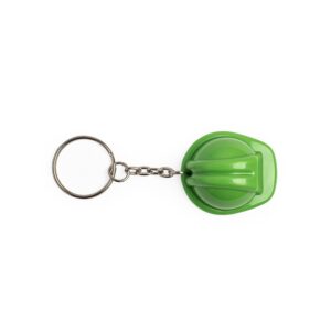 Chaveiro Capacete EPI Personalizado Verde | Personalizado com Logo | Personizi