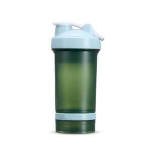 Coqueteleira Plástica 500ml Personalizado Verde | Personalizado com Logo | Personizi