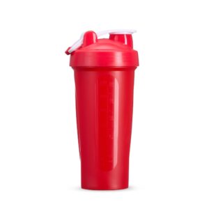 Coqueteleira Plástica 700ml Personalizado Vermelho | Personalizado com Logo | Personizi