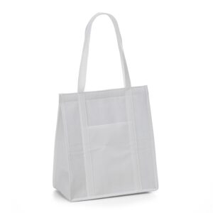 Sacola TNT Térmica 18 Litros Personalizada Branco | Personalizado com Logo | Personizi