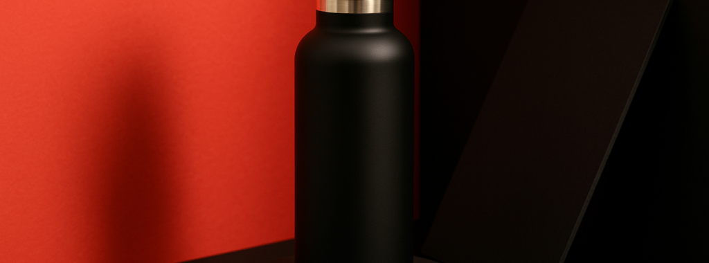 Garrafa personalizada ideal para eventos, mostrando opções e personalizações.