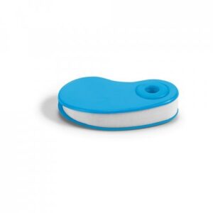 Borracha em TPR com capa protetora em PP 6x3cm Personalizado Azul Claro | Personalizado com Logo | Personizi